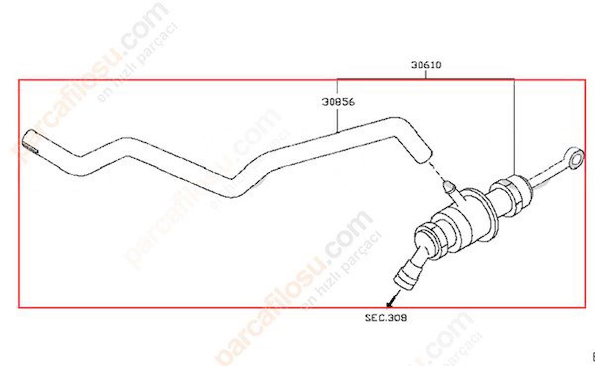 Nissan Qashqai Debriyaj Üst Merkezi [Metelli] (306104BA1A)